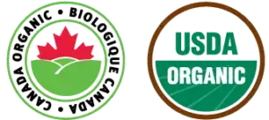 Canada Organic and USDA Organic logos